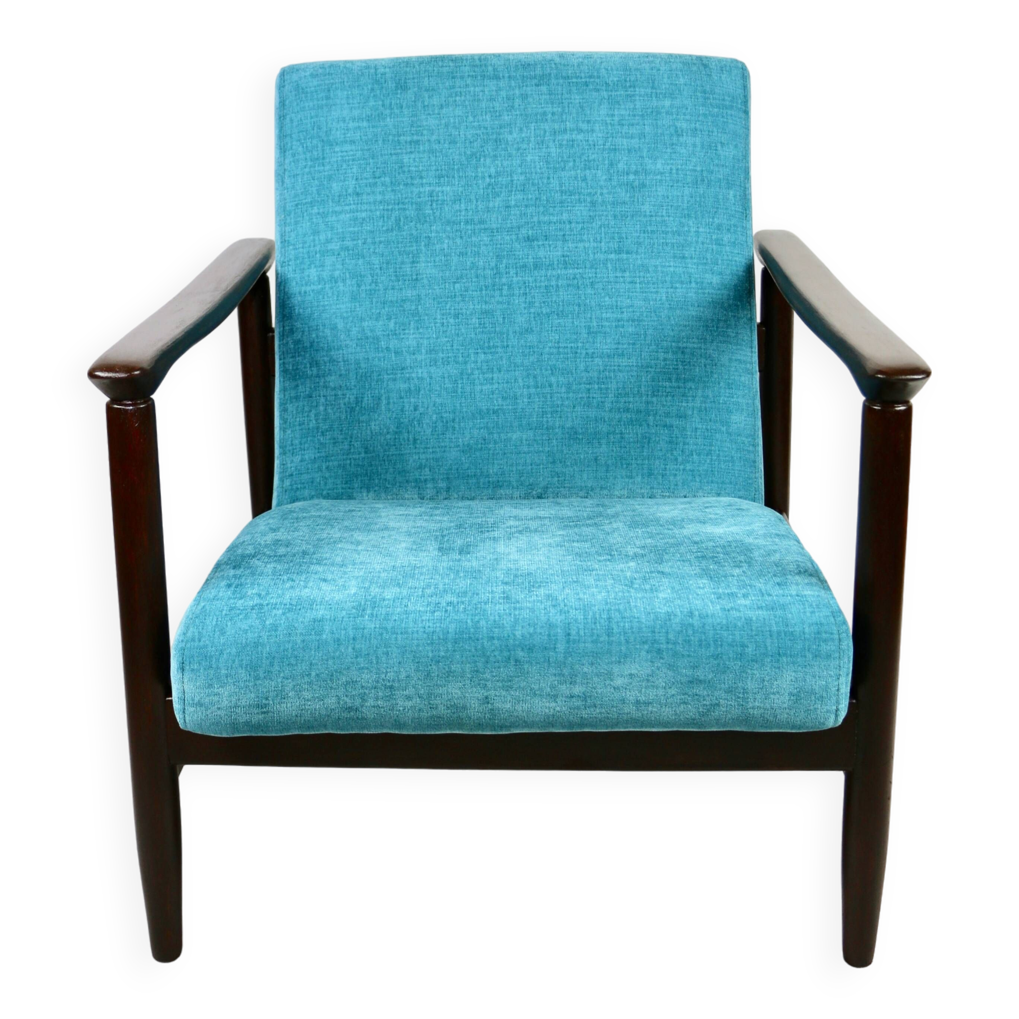 Fauteuil Blue Ocean GFM-142 attribué à Edmund Homa, années 1970