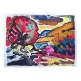 Pierre Lacroux (1909-1993) Gouache on paper 24 x 32 cm - from 1989 - (314)