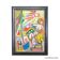 Vintage oil painting 'Bunte Szene' - Miklós Németh, 1962