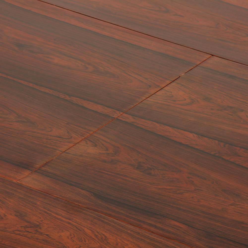 Round extendable dining table in rosewood, Rio, 1960.