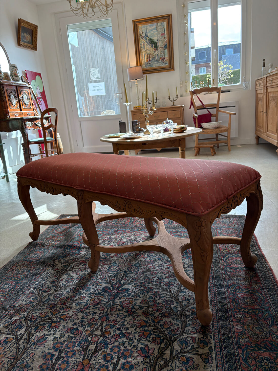 Banquette Louis XV aerogommée