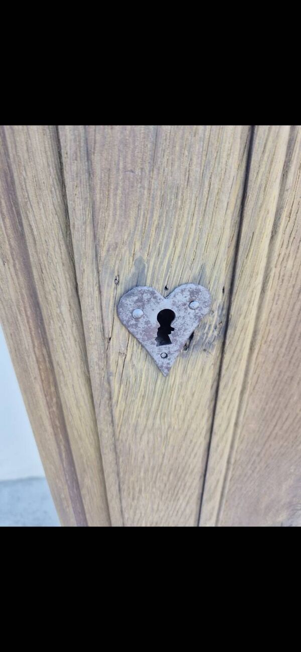 Confiturier Louis XV en chêne massif Aérogommer 19éme