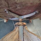 American oak office armchair