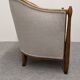 Pair of Art Deco gondola armchairs, France circa 1920
