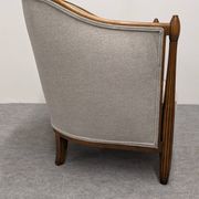 Pair of Art Deco gondola armchairs, France circa 1920