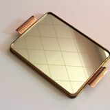 1950s Elegant mirror serving tray