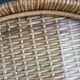 1960s rattan serving tray