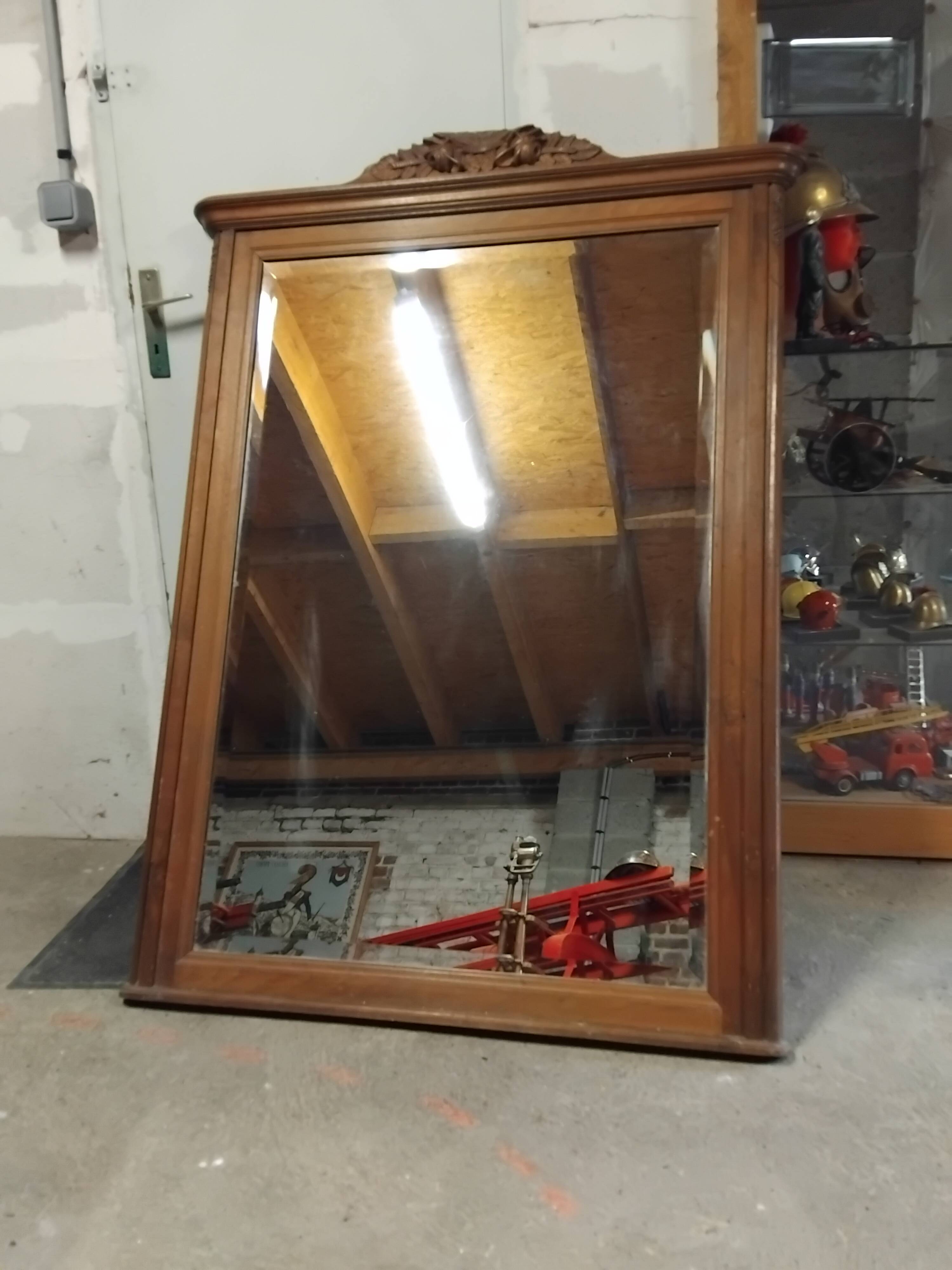 Old large vintage mirror