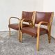 Fauteuils Bridge Bow Wood 1950