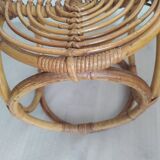 Vintage bamboo stool