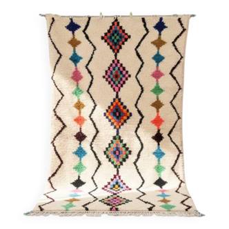 Handmade Moroccan rug in wool 2.5 x 1.5 m