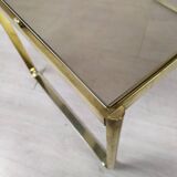 Golden sofa end table