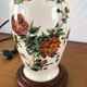 Bedside lamp vintage ceramic foot floral decoration