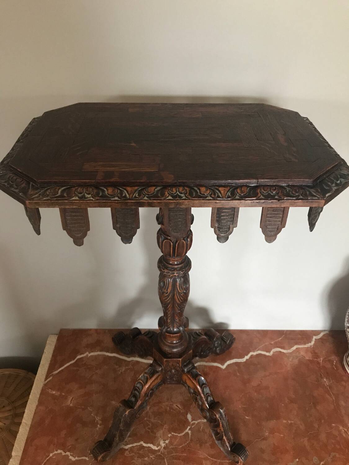 Very beautiful neo-Gothic bench