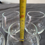 5 verres à pied  liqueur / digestifs
