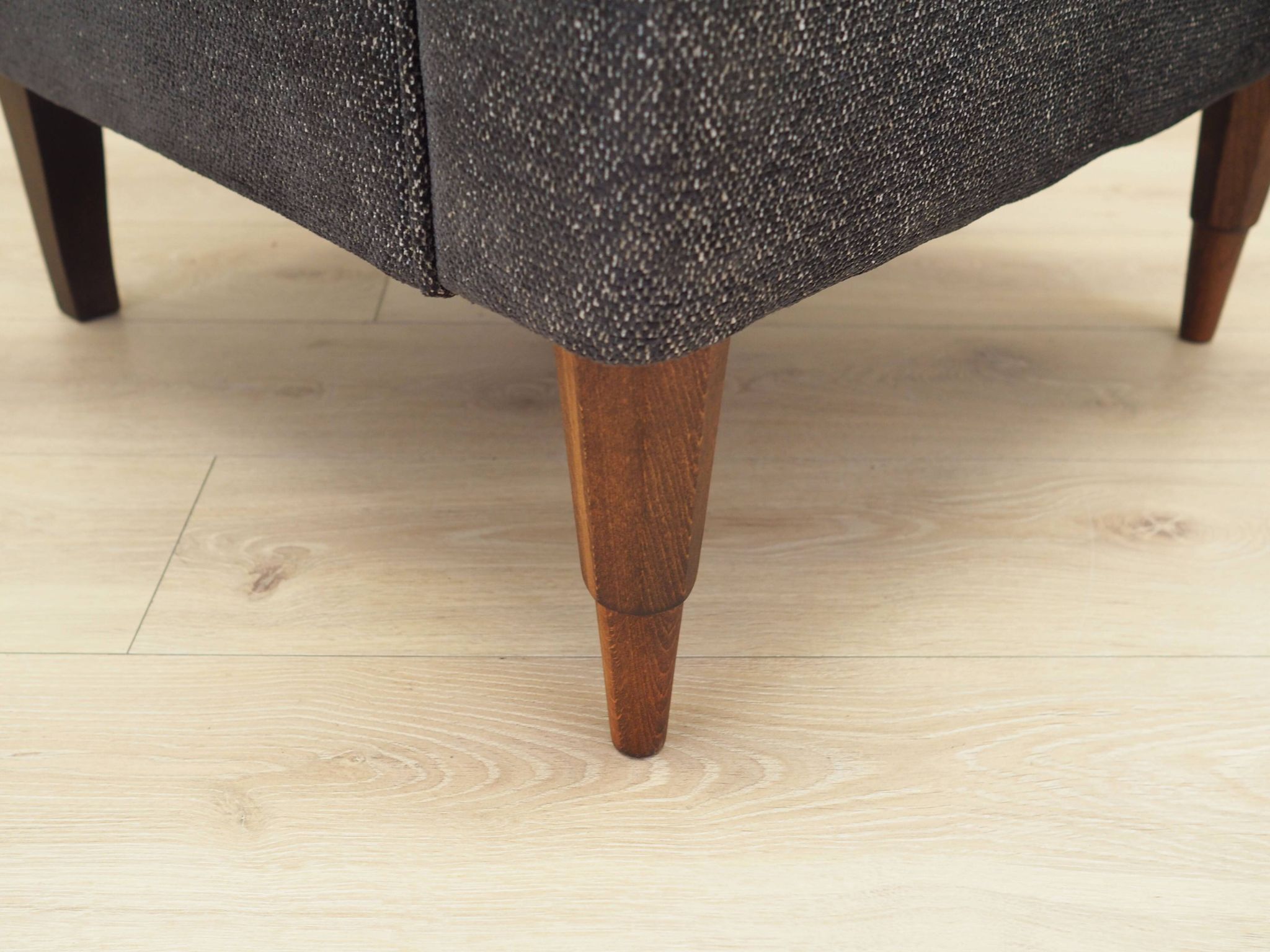 Grey armchair, Italian design, 1970s, production: Italy