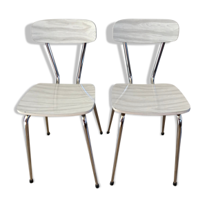 Duo de chaises en formica