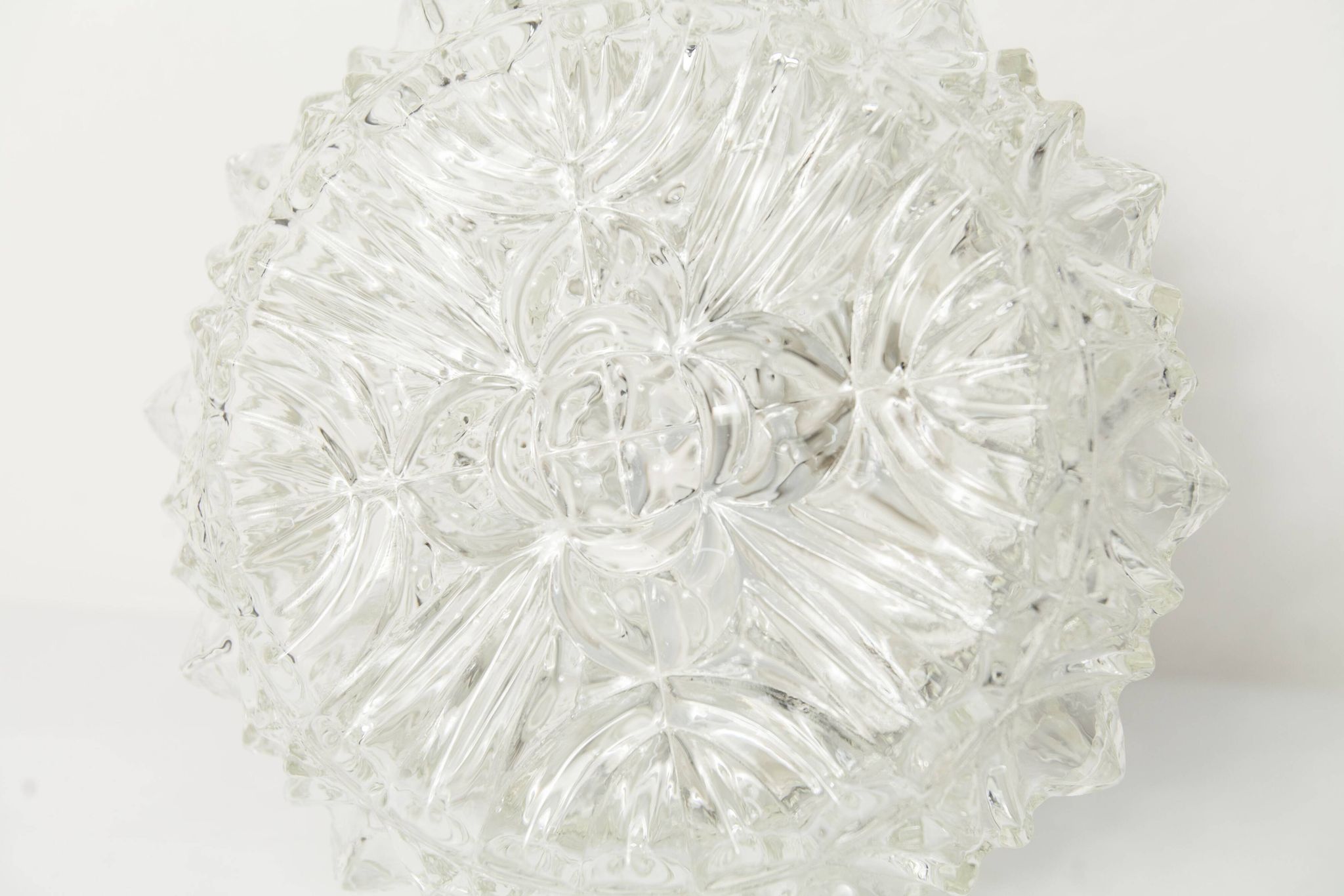 1960s floral round ceiling light