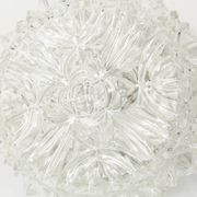 1960s floral round ceiling light