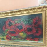 Tableau , peinture bouquet de fleurs