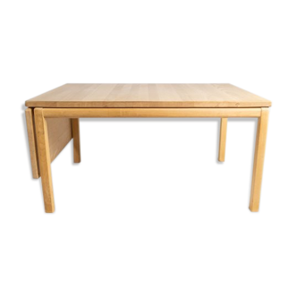 Table basse en bois de hêtre et avec feuille d’extension de design danois par Rubby Furniture