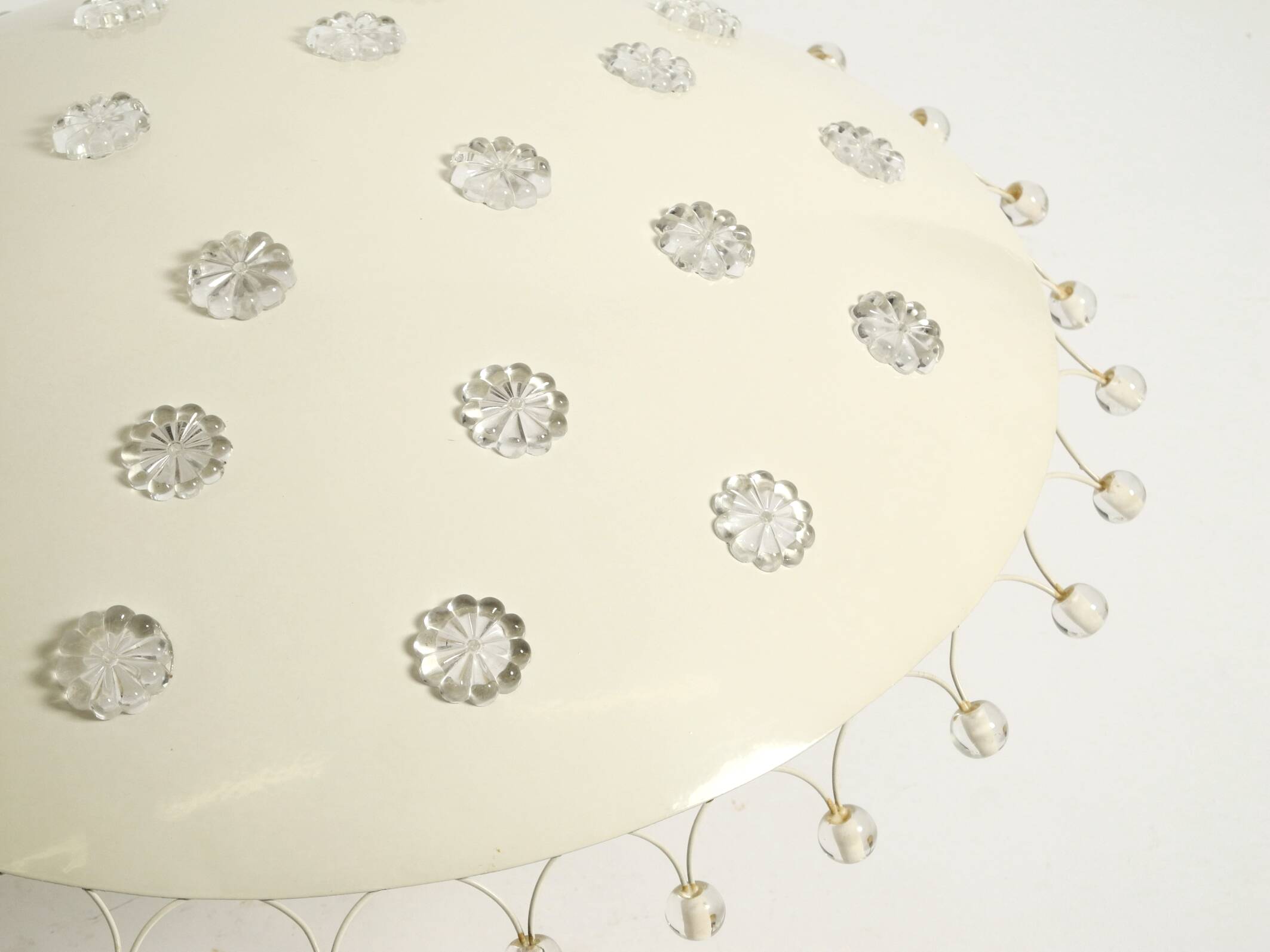 Beautiful large mid-century metal ceiling lamp by Emil Stejnar for Rupert N