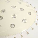 Beautiful large mid-century metal ceiling lamp by Emil Stejnar for Rupert N