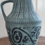 Vintage terracotta pitcher vase