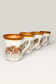 4 Mugs Staffordshire Tableware English Rural Scenes