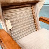 Set of Mid-Century Scandinavian Wingback Armchairs, Denmark, 1960s