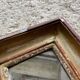 Small antique gold mirror 16x23cm