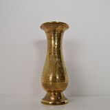 Vintage brass vase from India, 1960's