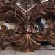 Large Venetian wall mirror in Louis XV style with 5 light arms.