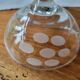 6 engraved champagne glasses