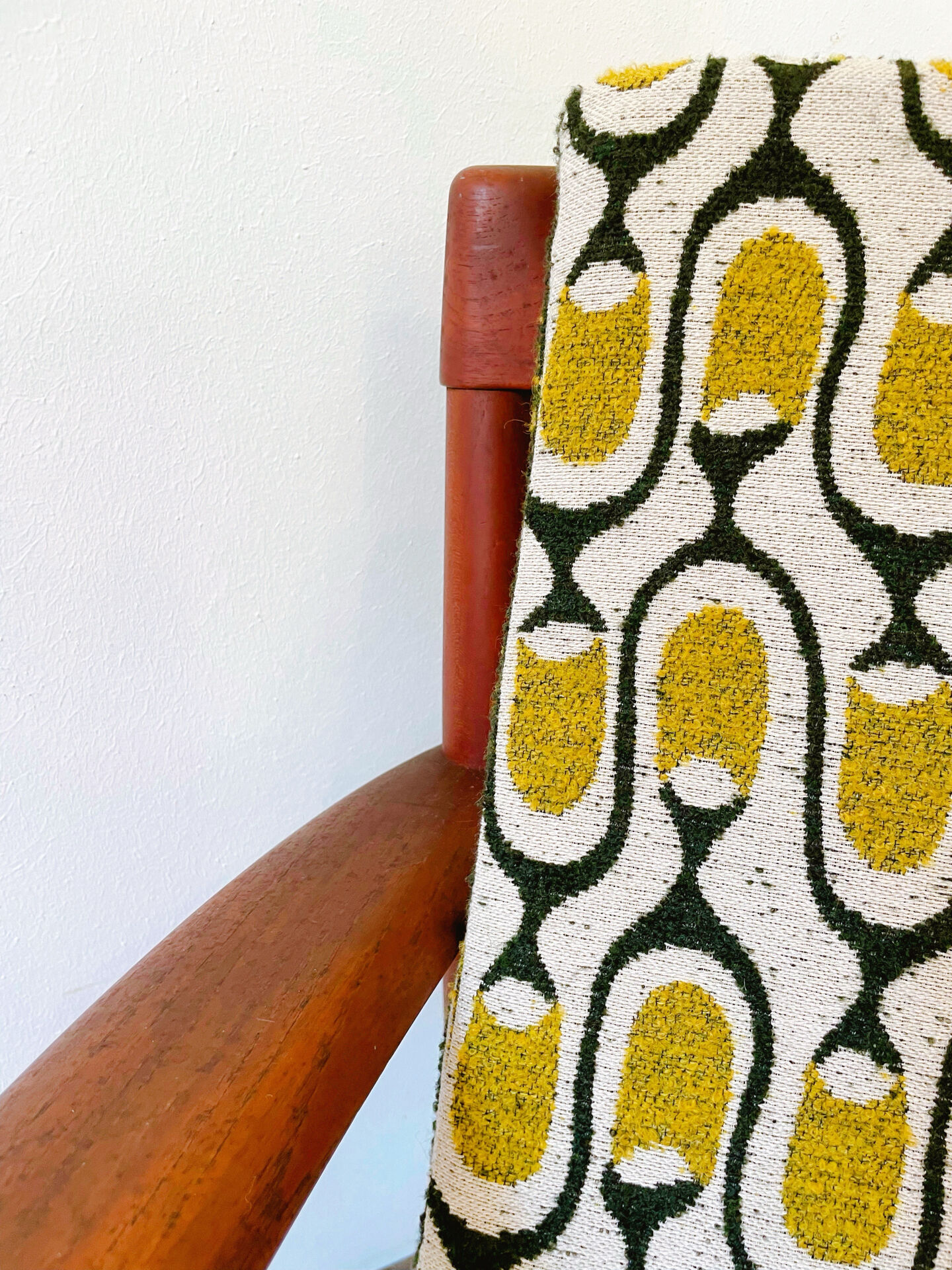 Restored vintage Scandinavian armchairs