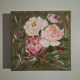 Tableau, painting, still life "The Peonies", signed.