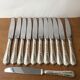 12 dessert knives Ercuis model Barry