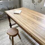2m walnut drapery farm table