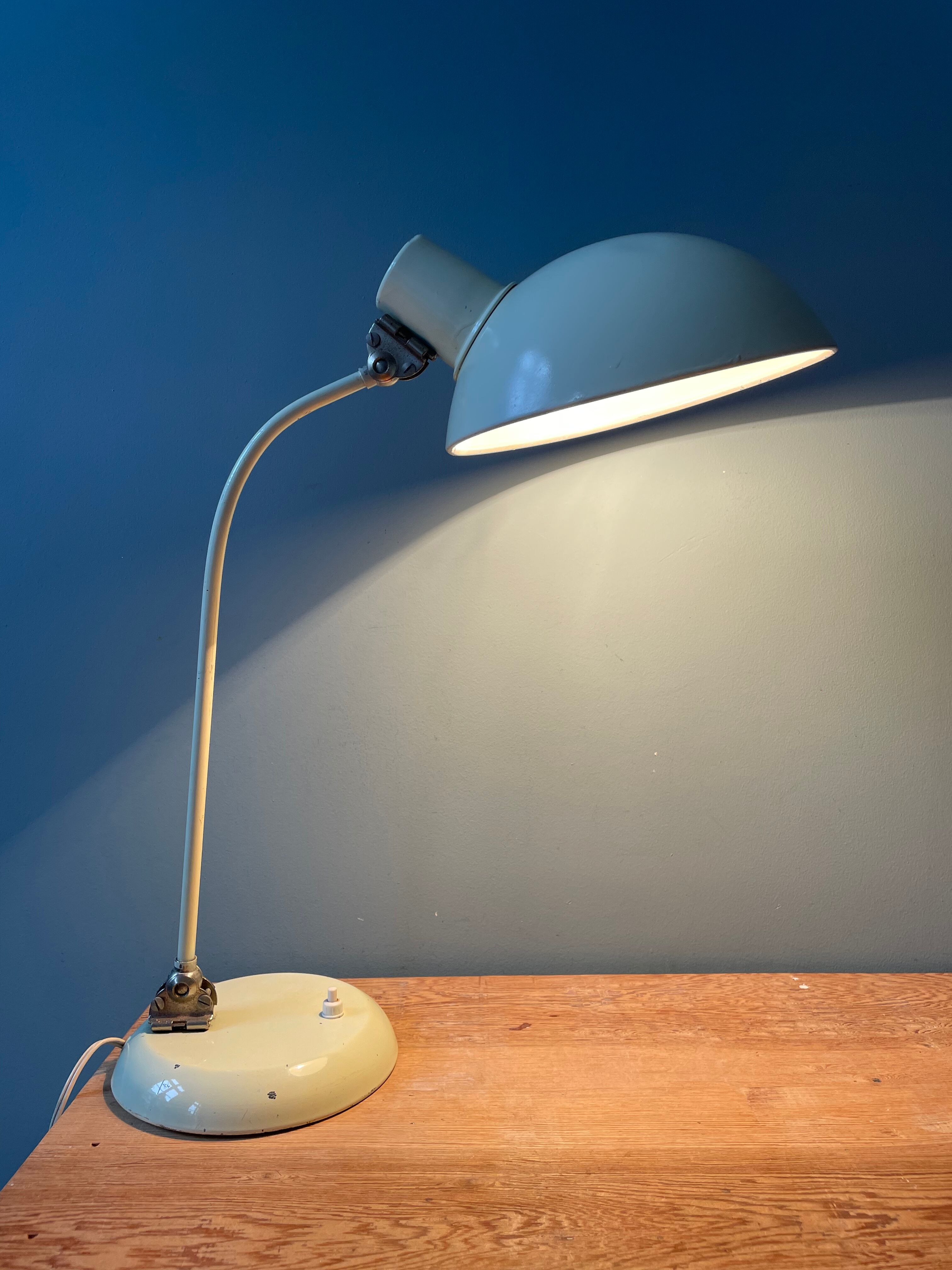 Lampe de bureau à rotules vintage, vers 1950