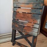 Antique wooden folding painter's stools