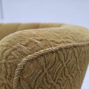 1960s, Danish 2-seater "Banan" sofa, green furniture wool, ash wood.