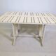 Mid-Century folding garden table wood by Triconfort Riviera model, 1970s