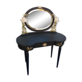 Coiffeuse rognon noire