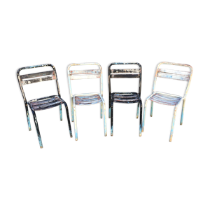 4 chaises dépareillées