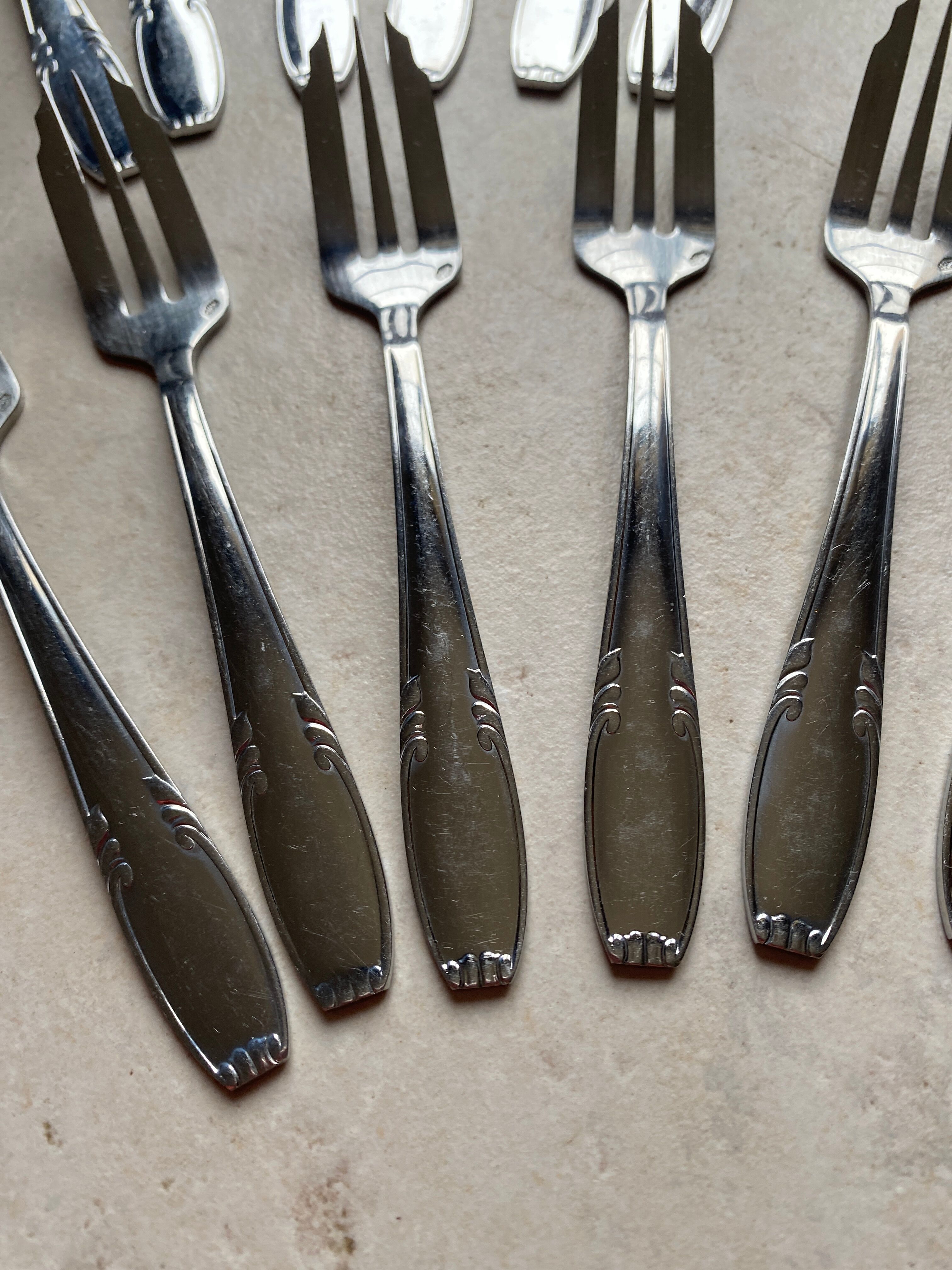 Vintage cake forks