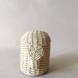 Miniature rattan watering can