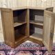 1950s oak corner cabinet