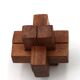 Handcrafted wooden puzzle, 1970s