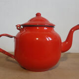 Decorative set of enamelled kitchen appliances