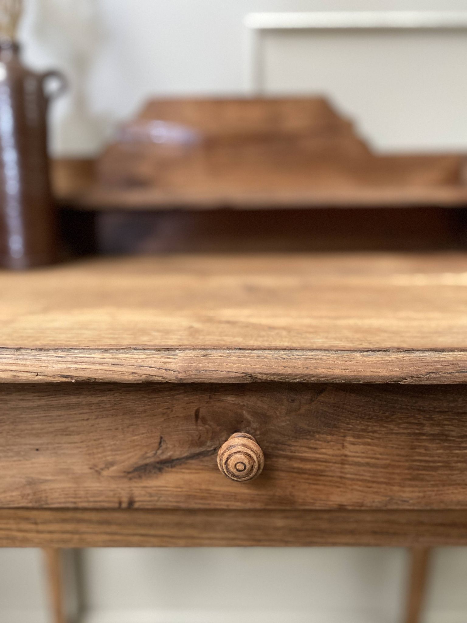 Coiffeuse bureau en chêne